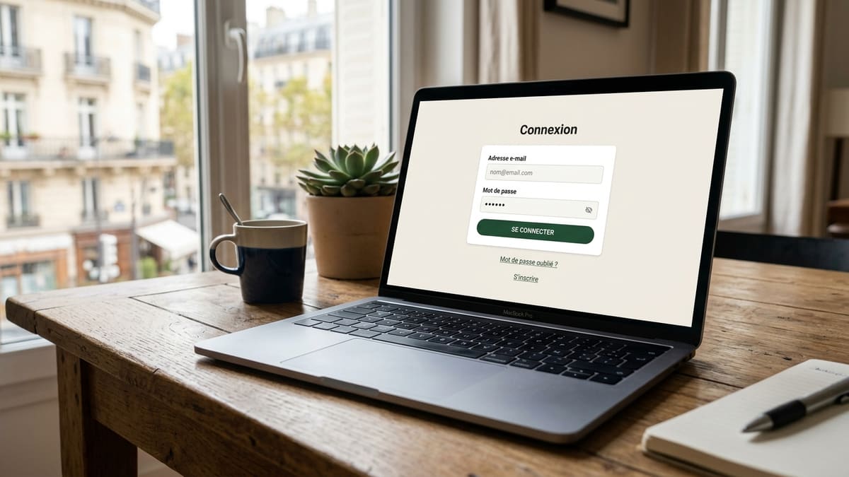 Interface de connexion Skool avec champs email et mot de passe pour Skool connexion